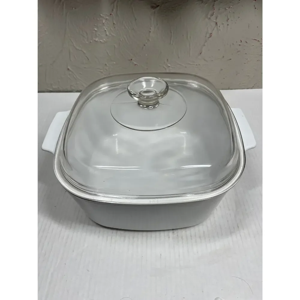Vintage‎ Corning Ware Casserole All White A-5-B-N 10